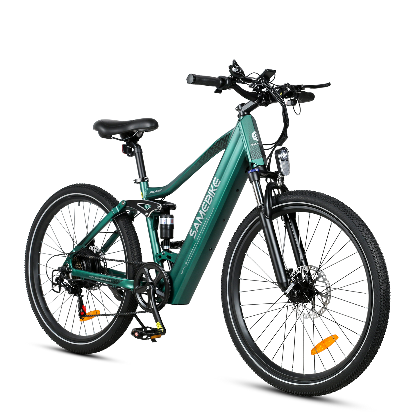 SAMEBIKE XD26-II Hybrid Electric Bike – 48V 15Ah Battery, 250W Motor, 110 km / 68 mi Range, Dual Suspension, Hydraulic Brakes