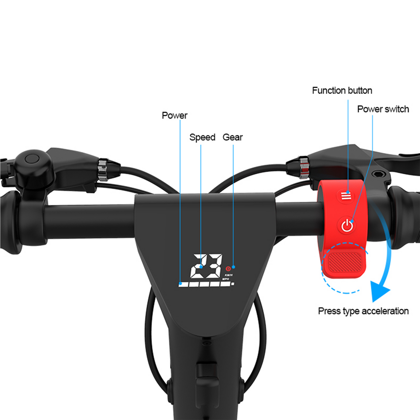 The Commuta Pro Max Electric Foldable Scooter - 75km Range and 40kmh Max Speed.