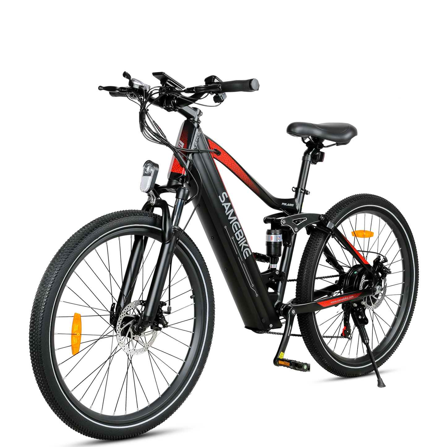 SAMEBIKE XD26-II Hybrid Electric Bike – 48V 15Ah Battery, 250W Motor, 110 km / 68 mi Range, Dual Suspension, Hydraulic Brakes