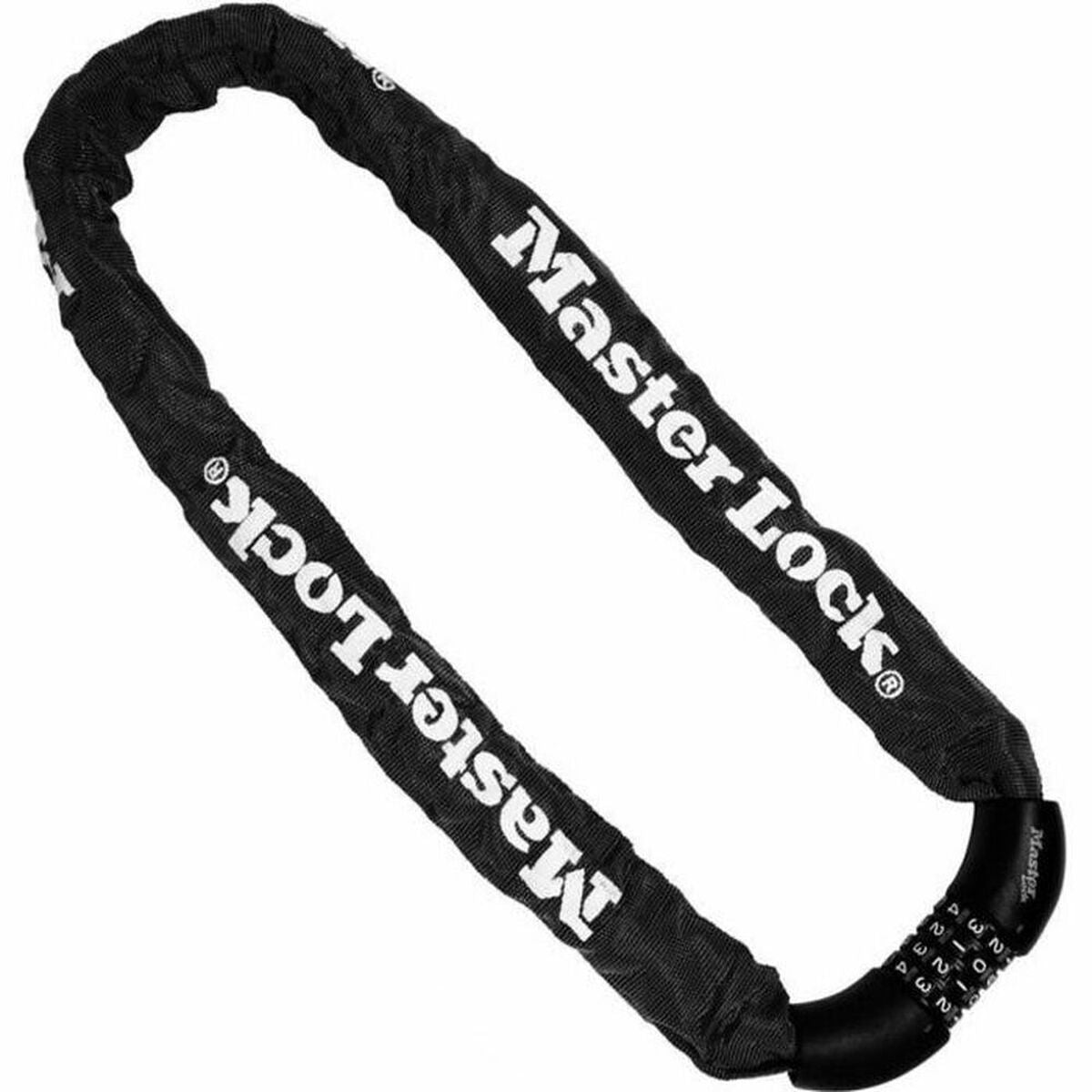 Cable with padlock Master Lock 8392EURDPRO Black - Rider Smarts