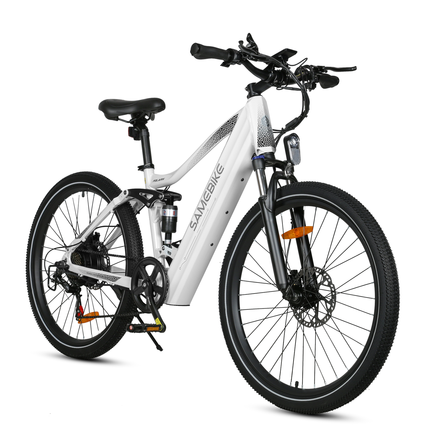 SAMEBIKE XD26-II Hybrid Electric Bike – 48V 15Ah Battery, 250W Motor, 110 km / 68 mi Range, Dual Suspension, Hydraulic Brakes