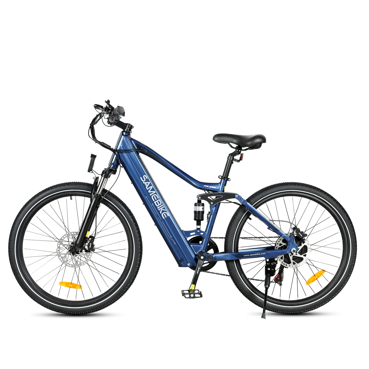 SAMEBIKE XD26-II Hybrid Electric Bike – 48V 15Ah Battery, 250W Motor, 110 km / 68 mi Range, Dual Suspension, Hydraulic Brakes