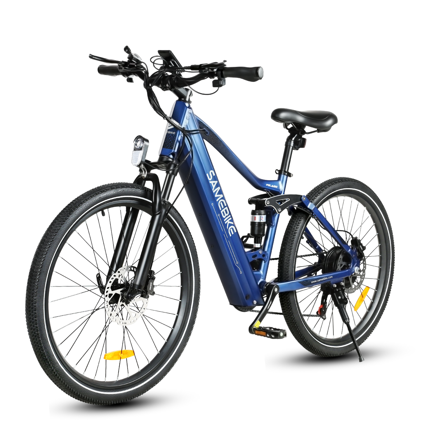 SAMEBIKE XD26-II Hybrid Electric Bike – 48V 15Ah Battery, 250W Motor, 110 km / 68 mi Range, Dual Suspension, Hydraulic Brakes