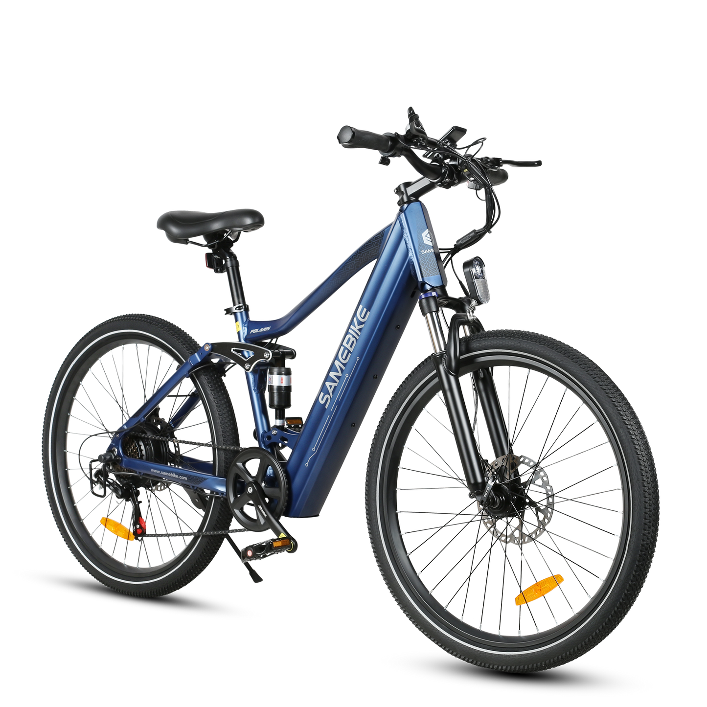 SAMEBIKE XD26-II Hybrid Electric Bike – 48V 15Ah Battery, 250W Motor, 110 km / 68 mi Range, Dual Suspension, Hydraulic Brakes