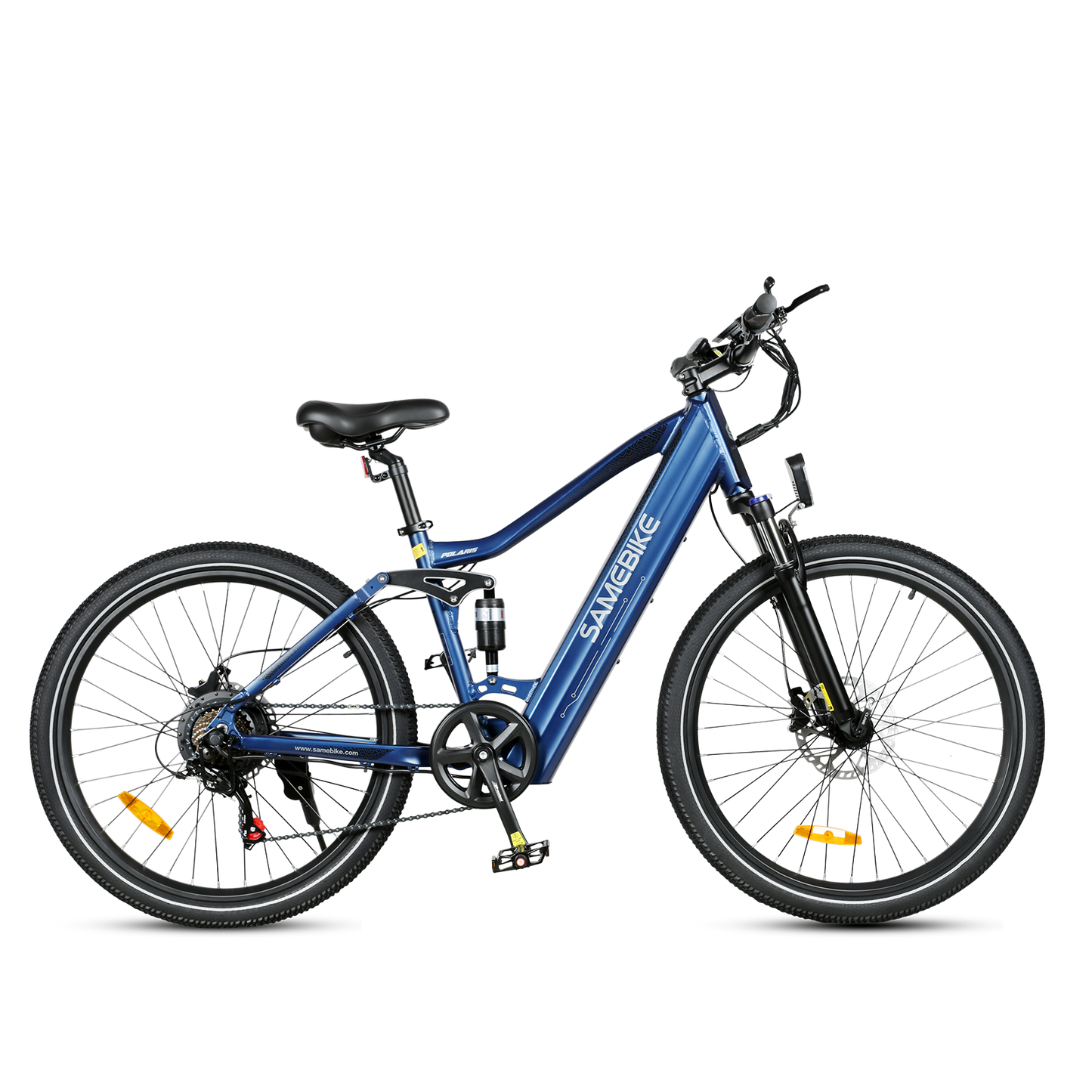 SAMEBIKE XD26-II Hybrid Electric Bike – 48V 15Ah Battery, 250W Motor, 110 km / 68 mi Range, Dual Suspension, Hydraulic Brakes