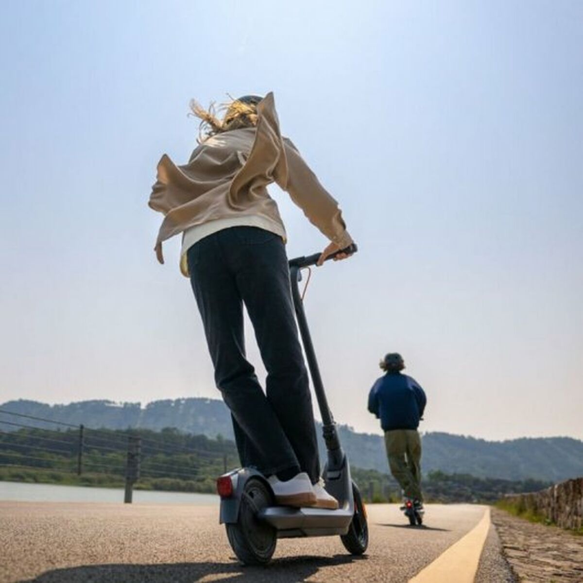 Electric Scooter Segway E2 PRO E Black 350 W - Rider Smarts