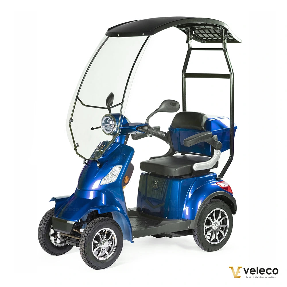 Mobility Scooter Veleco Faster Lithium-Ion – Roof & Captain Seat, 1000W