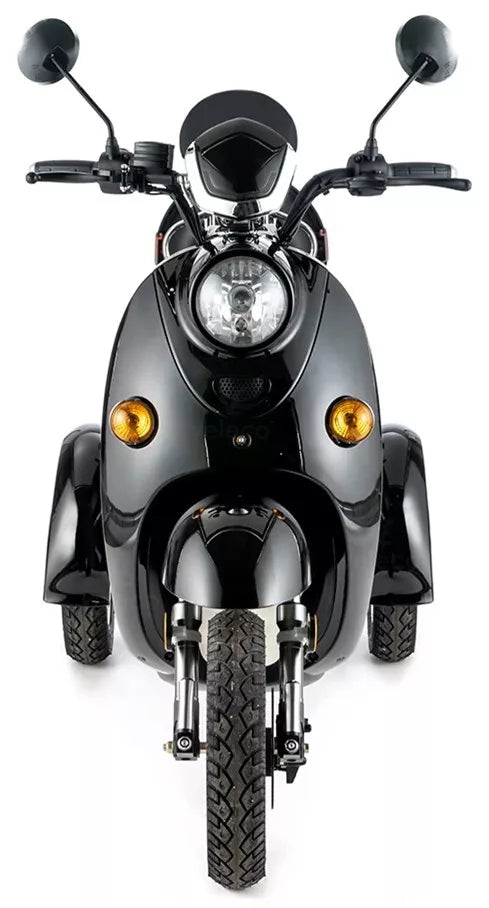 Veleco ZT63 Retro Mobility Scooter 650W-Black three-wheeled motorcycle