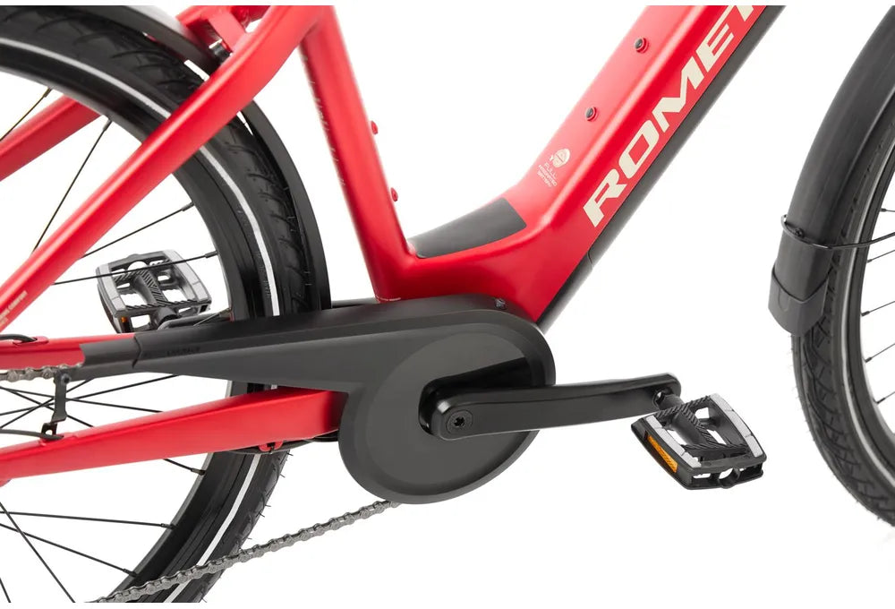 Romet E-MODECO 1.0 Red DEALER: The Ultimate E-City/E-Trekking Bike - Rider Smarts