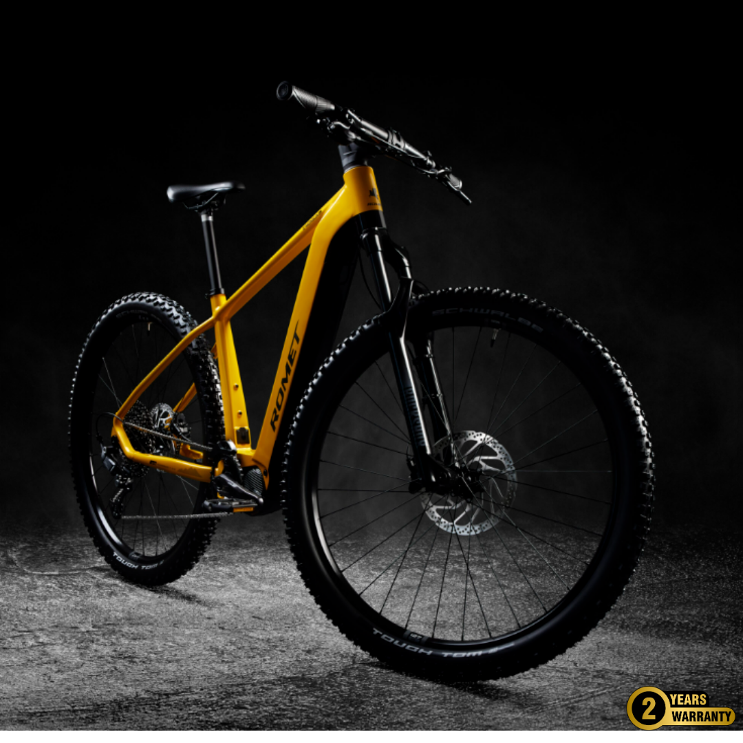 Romet E-MONSUN 1.0 SunFire Yellow: The Ultimate E-MTB for Adventure Enthusiasts
