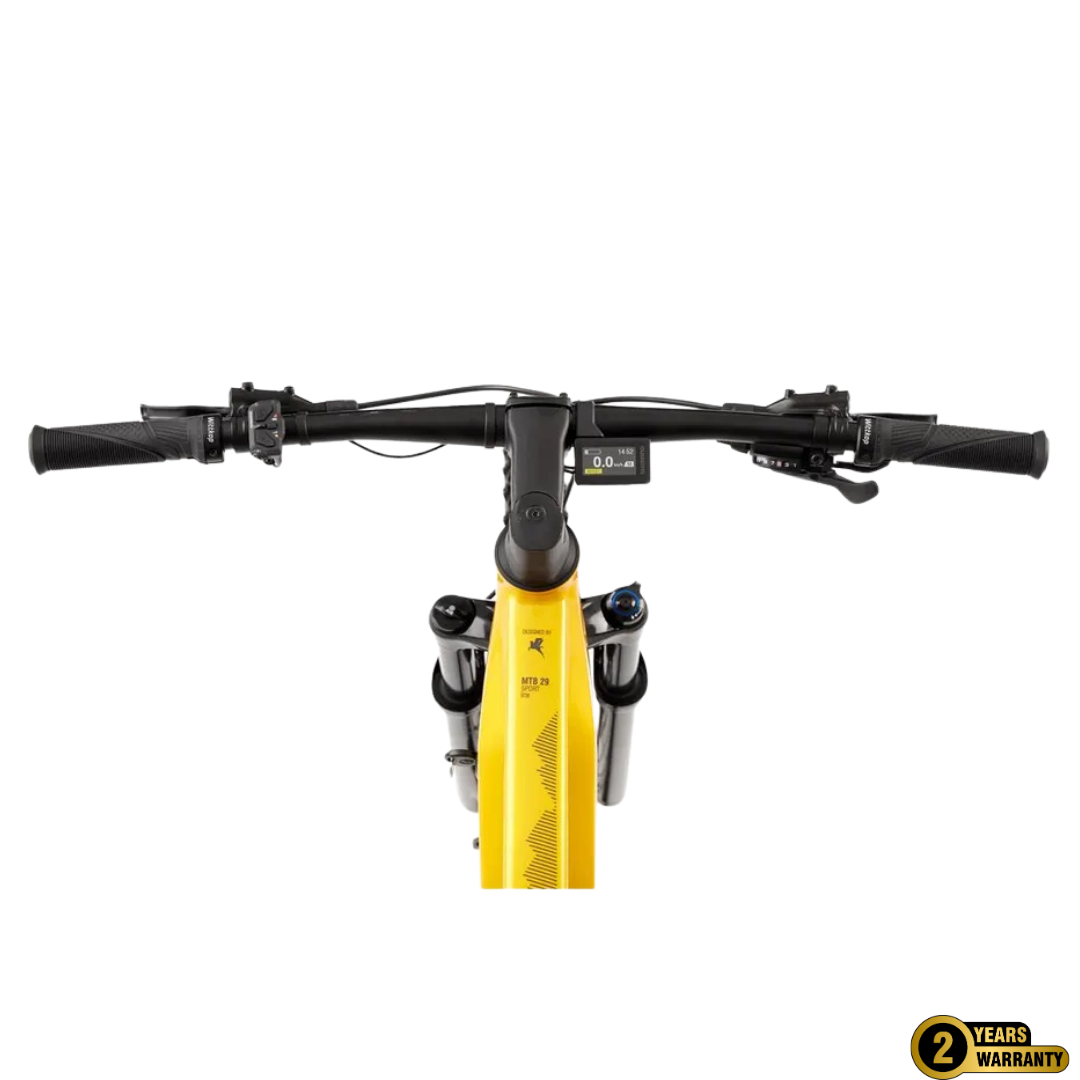 Romet E-MONSUN 1.0 SunFire Yellow: The Ultimate E-MTB for Adventure Enthusiasts