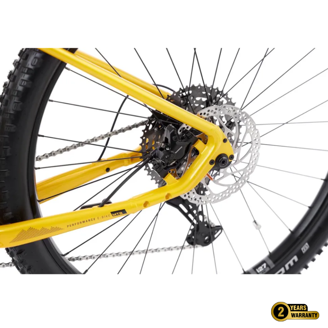 Romet E-MONSUN 1.0 SunFire Yellow: The Ultimate E-MTB for Adventure Enthusiasts