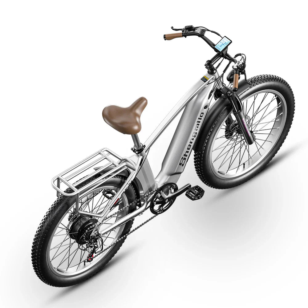 Shengmilo MX04 26in Electric Bike 48V1000W Bafang motor Fatbike 15AH Retro Electric bicycle Men's Mountain Bike Adult e bike