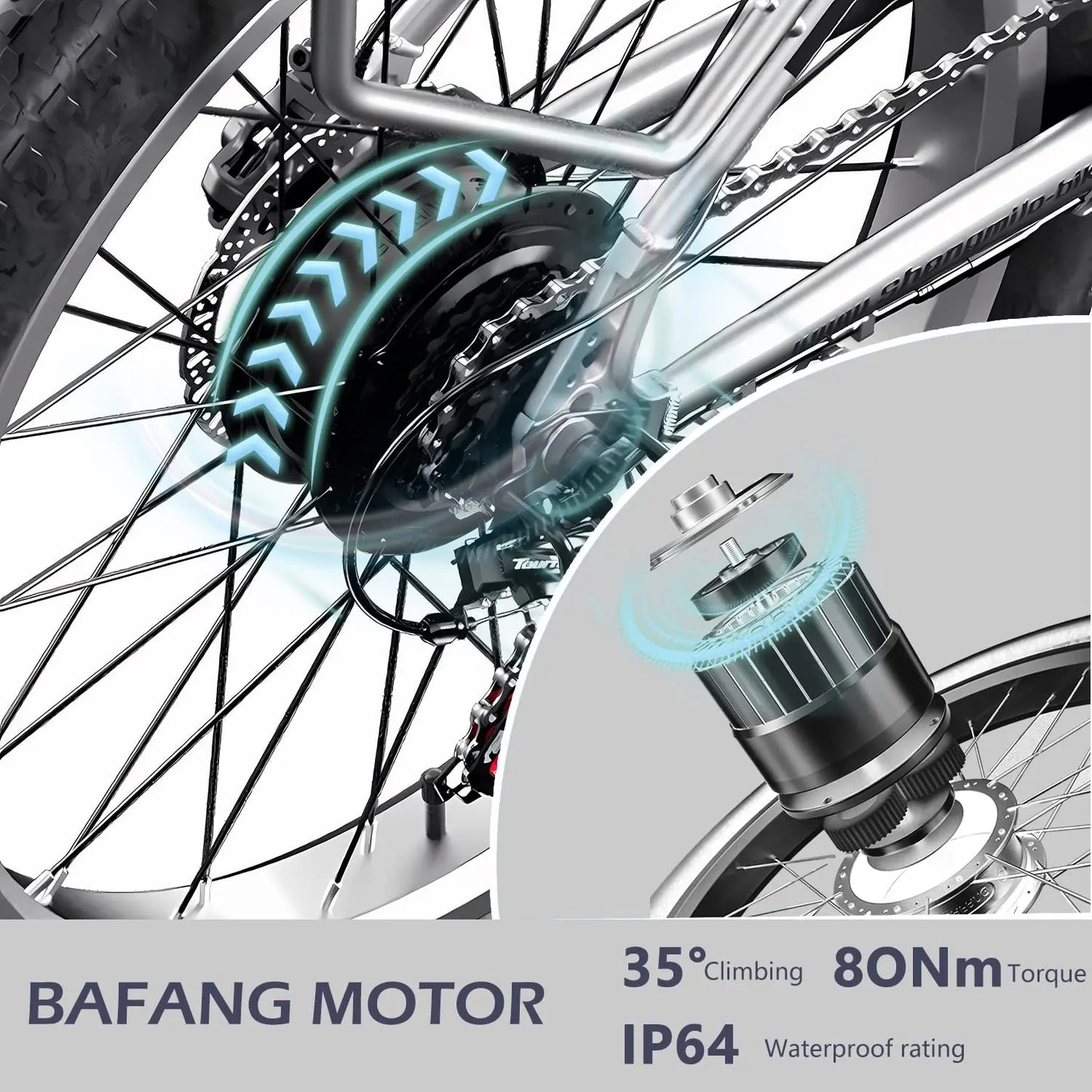 Shengmilo MX04 26in Electric Bike 48V1000W Bafang motor Fatbike 15AH Retro Electric bicycle Men's Mountain Bike Adult e bike