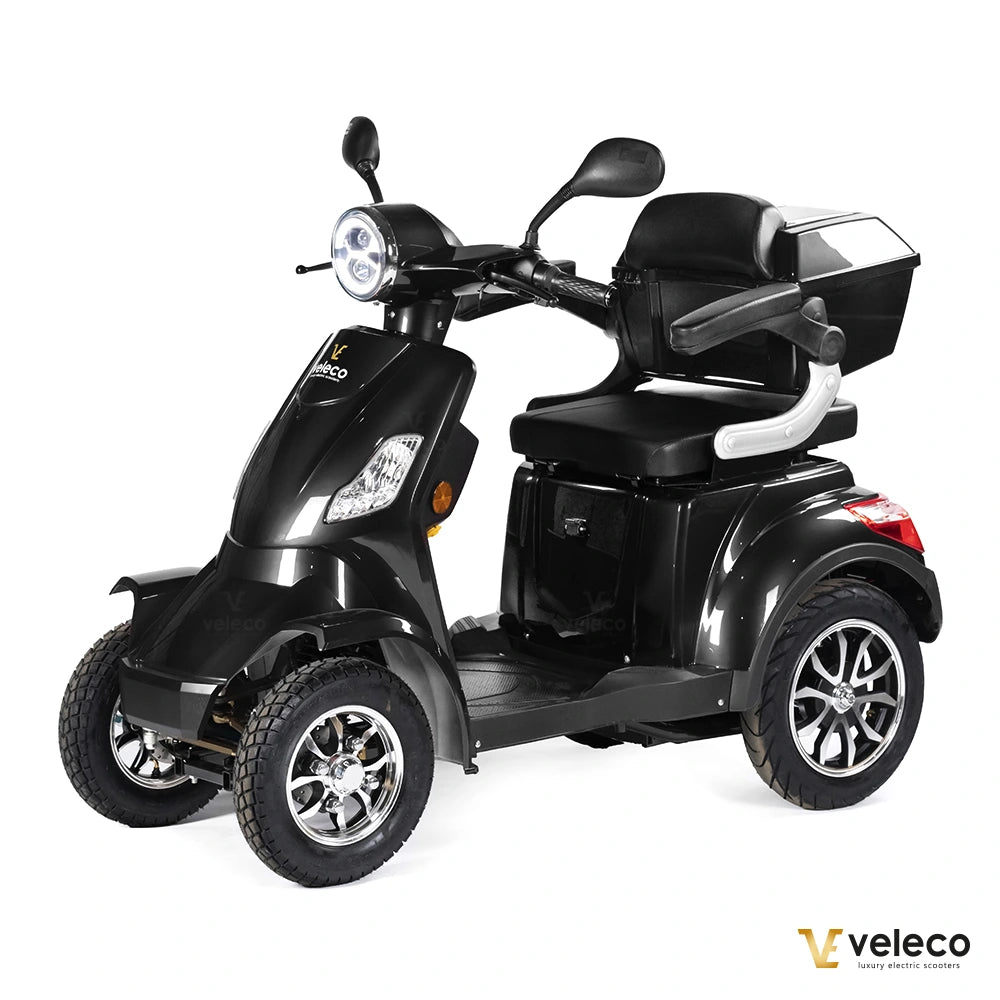 Veleco Faster Mobility Scooter Red – 1000W, 4-Wheel, Long Range