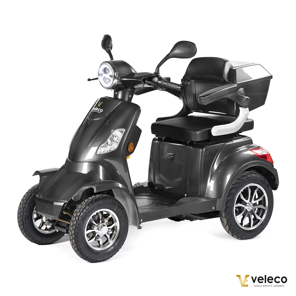Veleco Faster Mobility Scooter Red – 1000W, 4-Wheel, Long Range