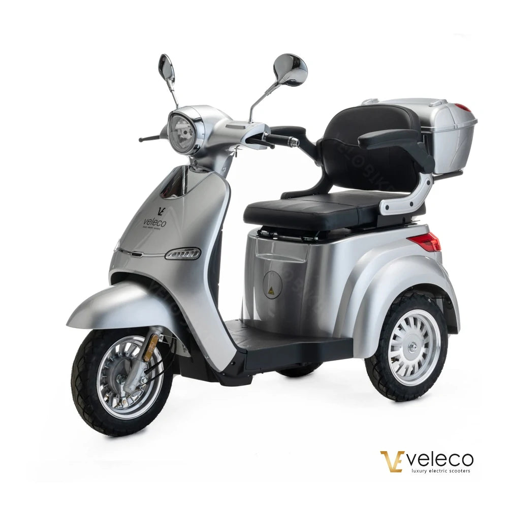 Veleco Cristal Mobility Scooter – 3 Wheel, 1000W, Road Legal