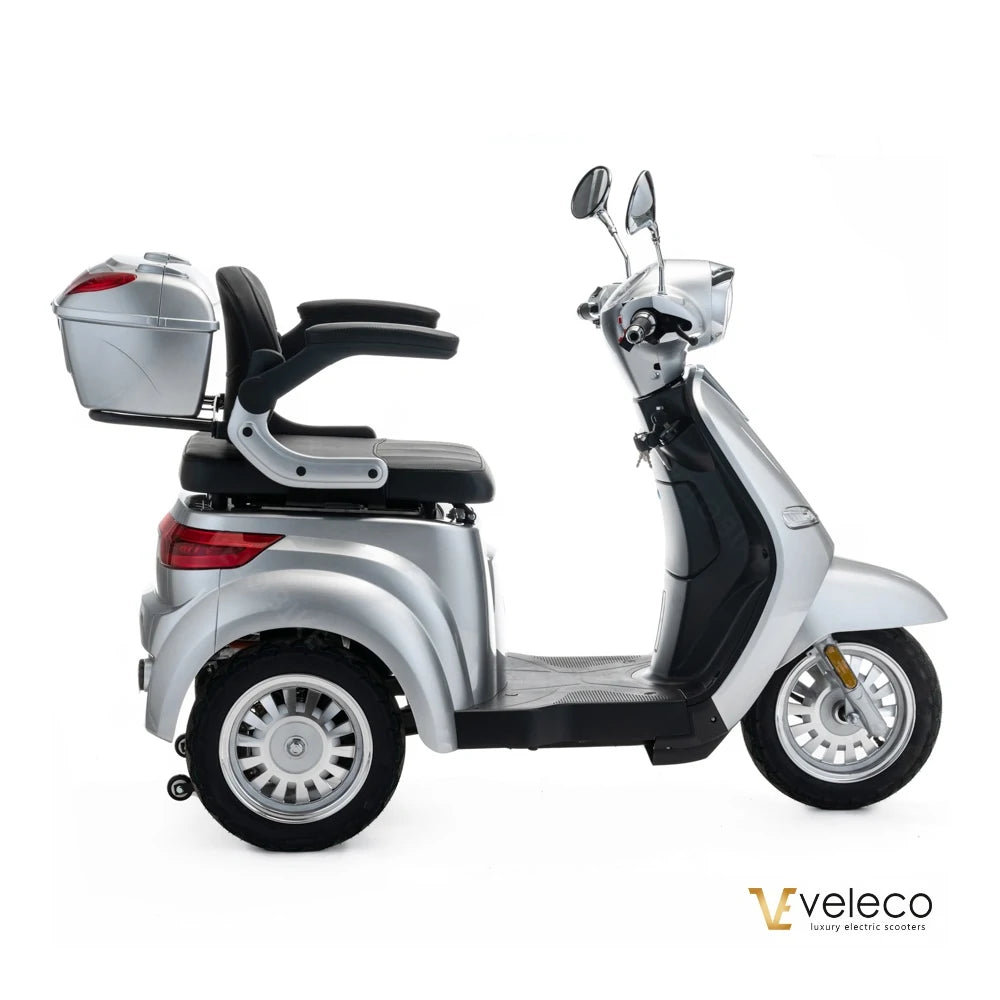 Veleco Cristal Mobility Scooter – 3 Wheel, 1000W, Road Legal