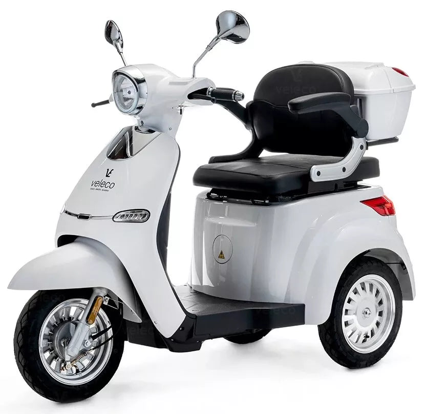 Veleco Cristal Mobility Scooter – 3 Wheel, 1000W, Road Legal
