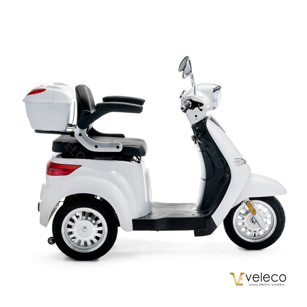Veleco Cristal Mobility Scooter – 3 Wheel, 1000W, Road Legal