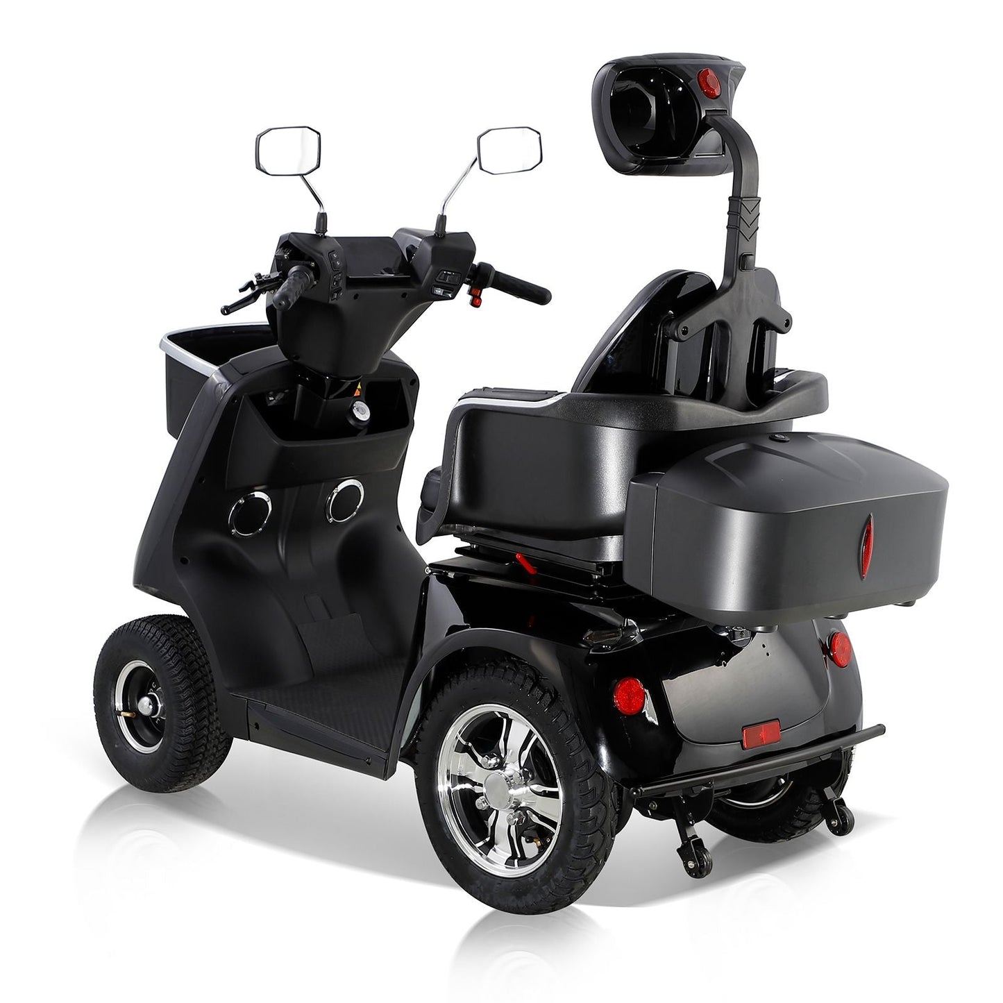 Fastest Mobility Scooter With Four Wheels For Adults & Seniors, Red 800W (Copy) - Rider Smarts