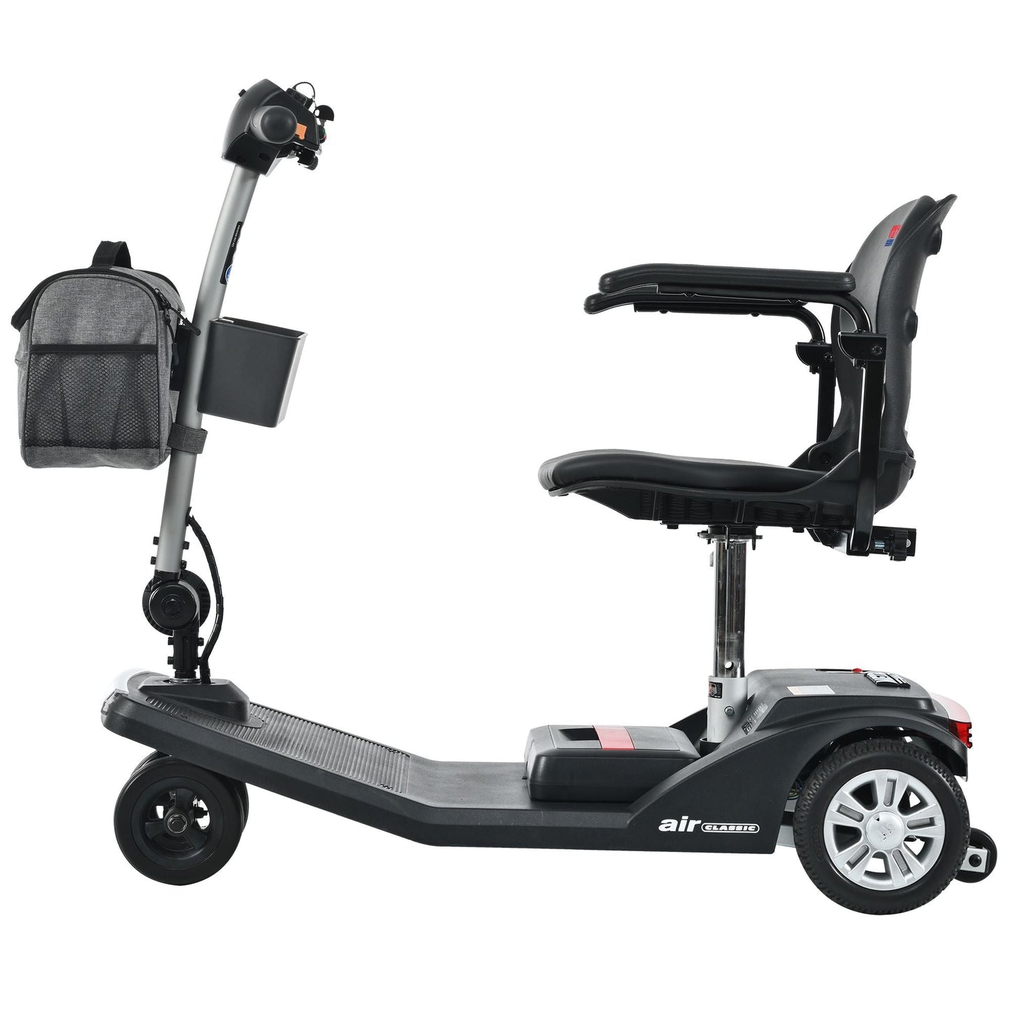Metro Mobility Scooters, Super Lightweight Foldable Electric Mobility Scooter for Adults and Seniors, Aluminum Frame 33lbs Only Airline Approved with Detachable Lithium Battery - Rider Smarts