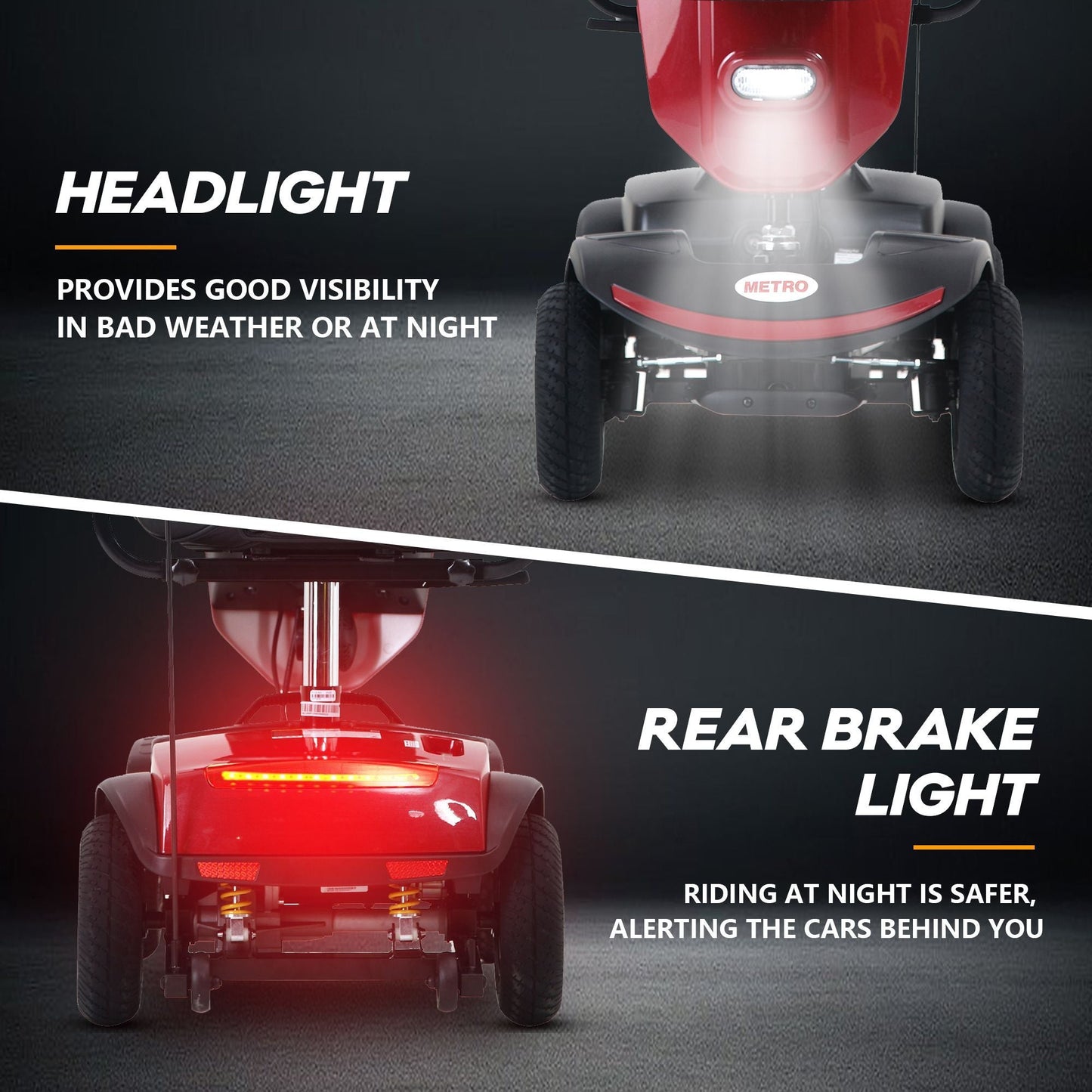 Outdoor Compact Mobility Scooter With Windshield - Rider Smarts