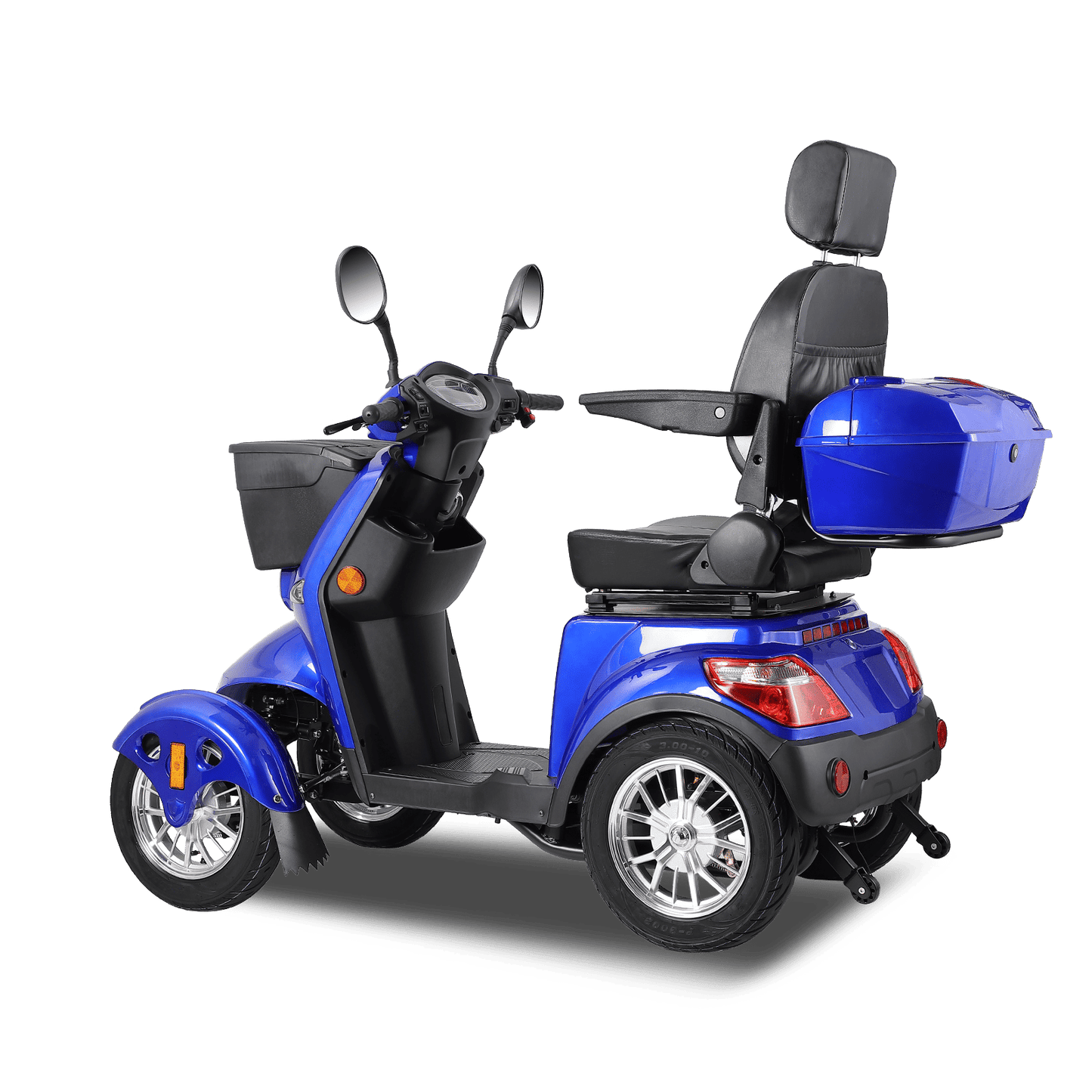 XL3D4L Electric Mobility Recreational Travel Scooter for Adults,Mobility Scooters for Seniors, 4 Wheel Powered Mobility Scooters, - Rider Smarts