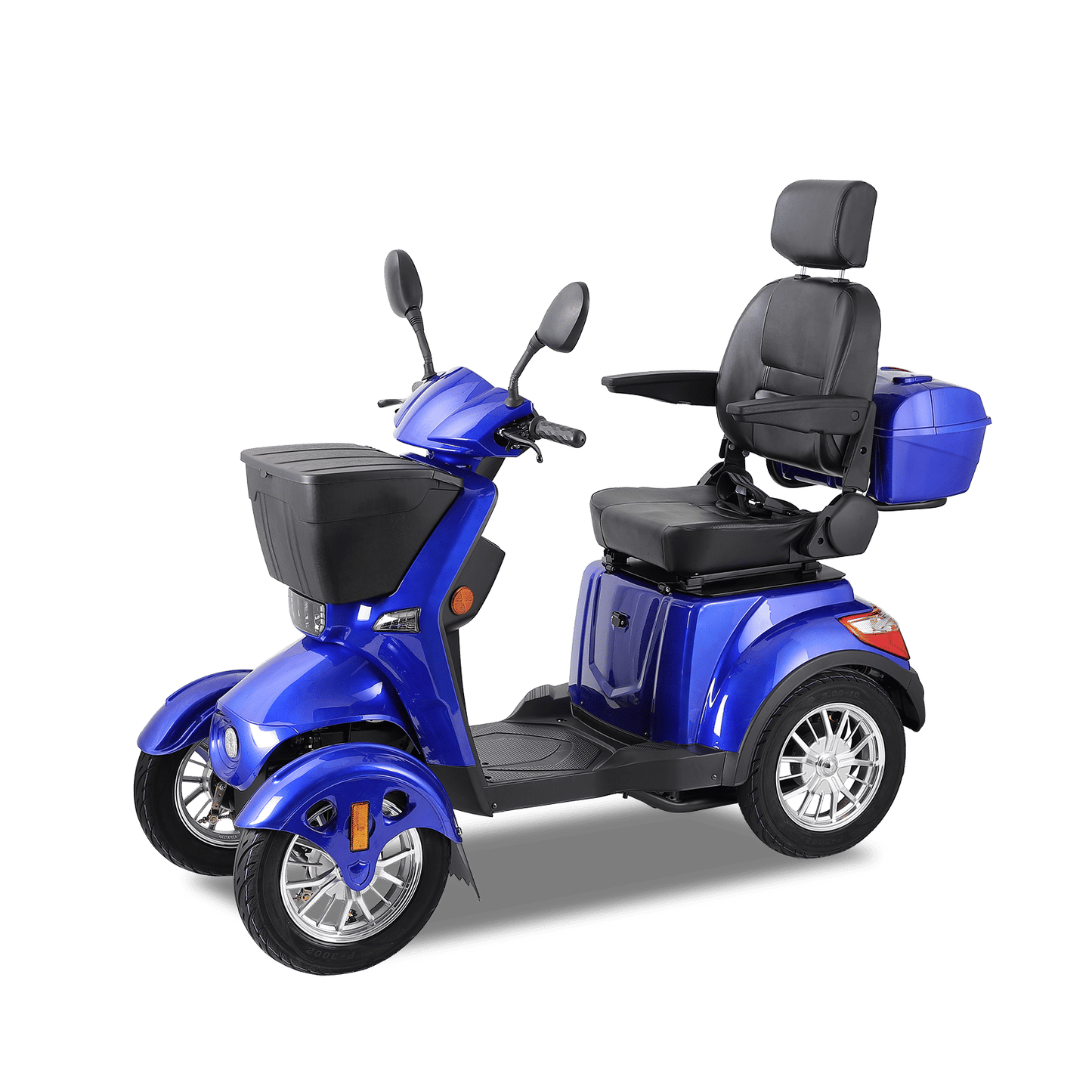 XL3D4L Electric Mobility Recreational Travel Scooter for Adults,Mobility Scooters for Seniors, 4 Wheel Powered Mobility Scooters, - Rider Smarts