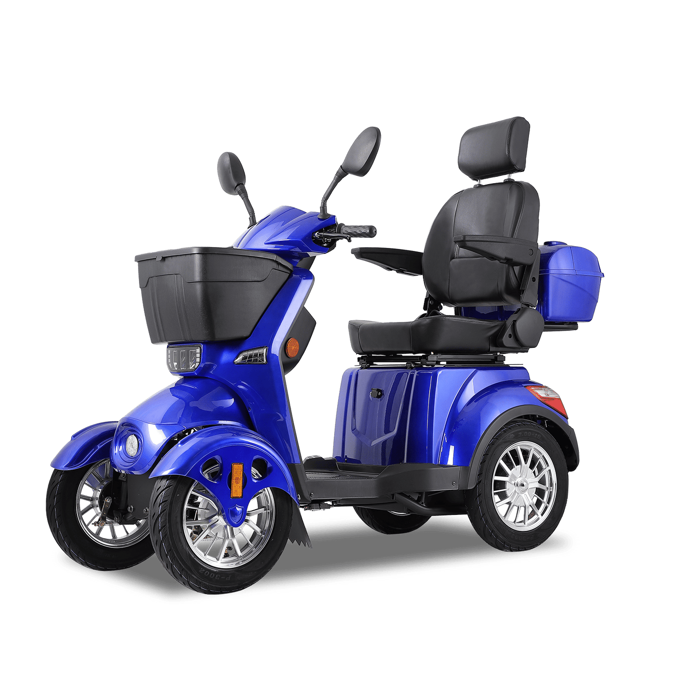 XL3D4L Electric Mobility Recreational Travel Scooter for Adults,Mobility Scooters for Seniors, 4 Wheel Powered Mobility Scooters, - Rider Smarts