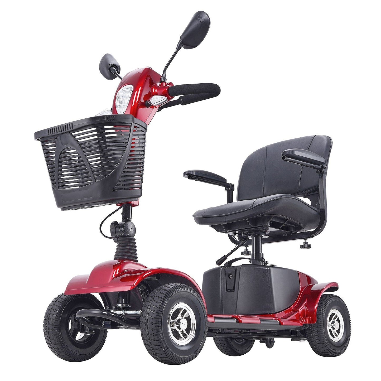 VEVOR Heavy-Duty 4 Wheel Mobility Scooter for Seniors 12 Mile Long Range 265LBS - Rider Smarts