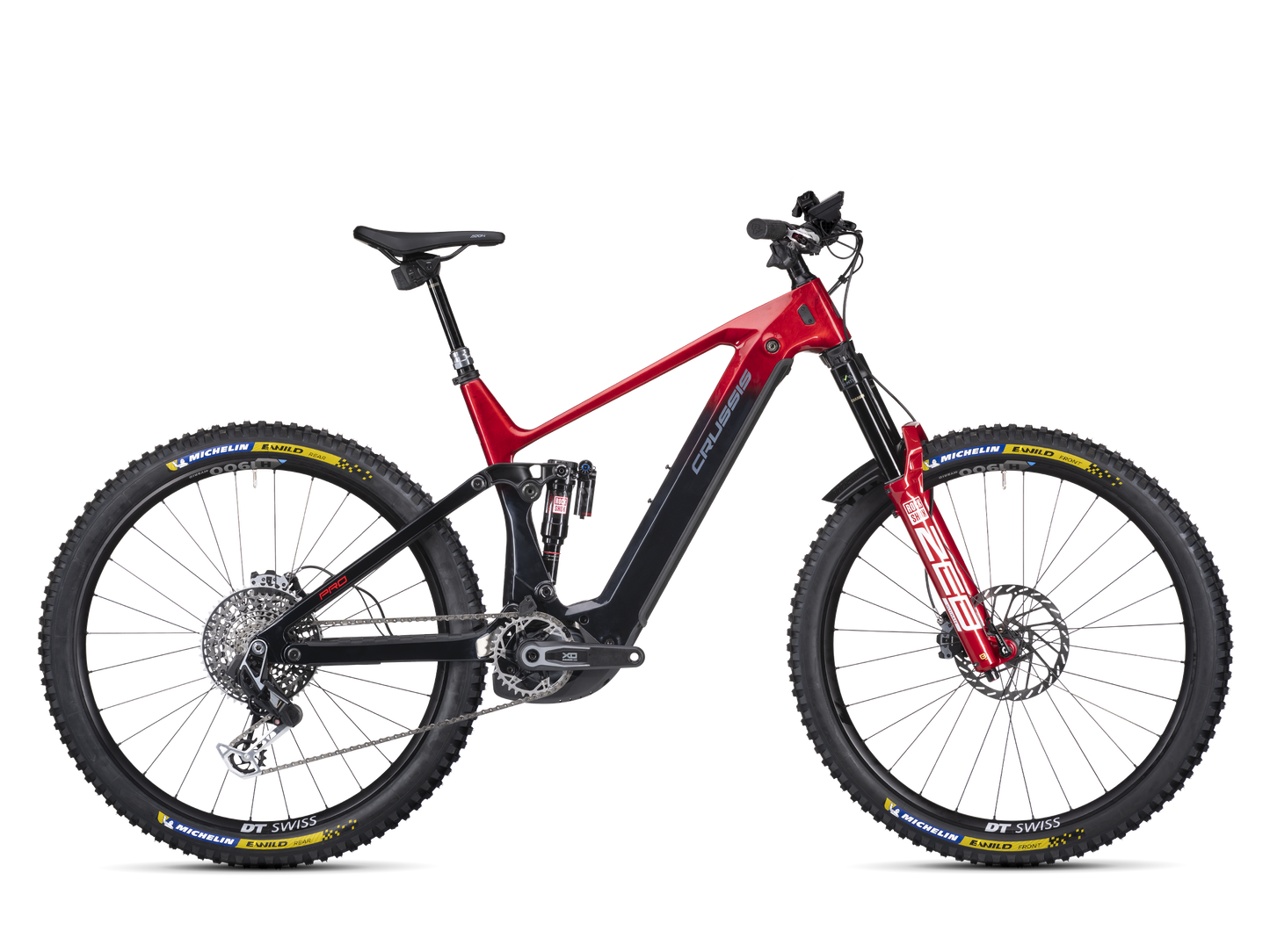 Crussis e-RACE PRO All-Suspension Mountain E-Bike | BOSCH Performance, 180 km (110 Miles) Range, Carbon Frame - Rider Smarts