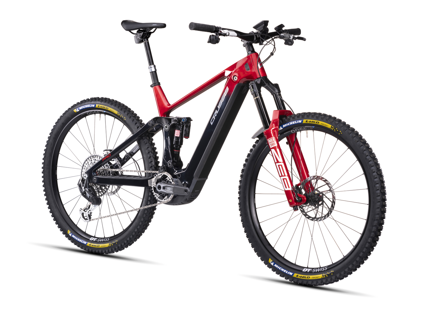 Crussis e-RACE PRO All-Suspension Mountain E-Bike | BOSCH Performance, 180 km (110 Miles) Range, Carbon Frame - Rider Smarts