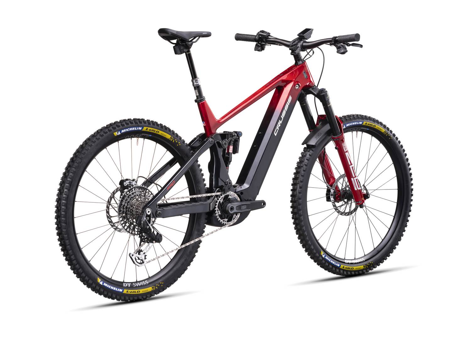 Crussis e-RACE PRO All-Suspension Mountain E-Bike | BOSCH Performance, 180 km (110 Miles) Range, Carbon Frame - Rider Smarts
