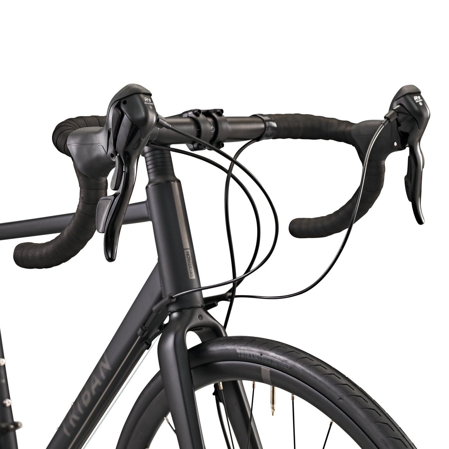 ROAD BIKE TRIBAN RC 500 Microshift DISC BRAKE - BLACK