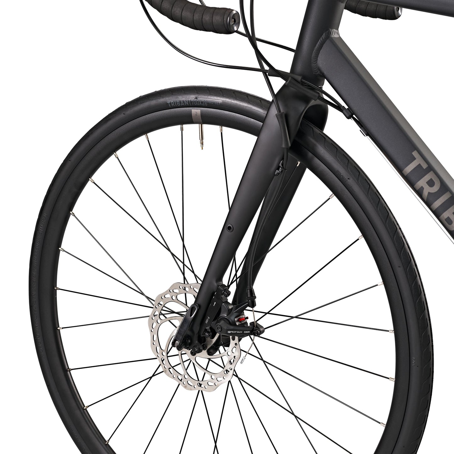 ROAD BIKE TRIBAN RC 500 Microshift DISC BRAKE - BLACK