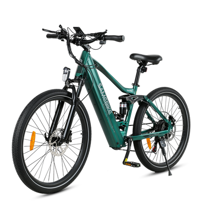 SAMEBIKE XD26-II Hybrid Electric Bike – 48V 15Ah Battery, 250W Motor, 110 km / 68 mi Range, Dual Suspension, Hydraulic Brakes