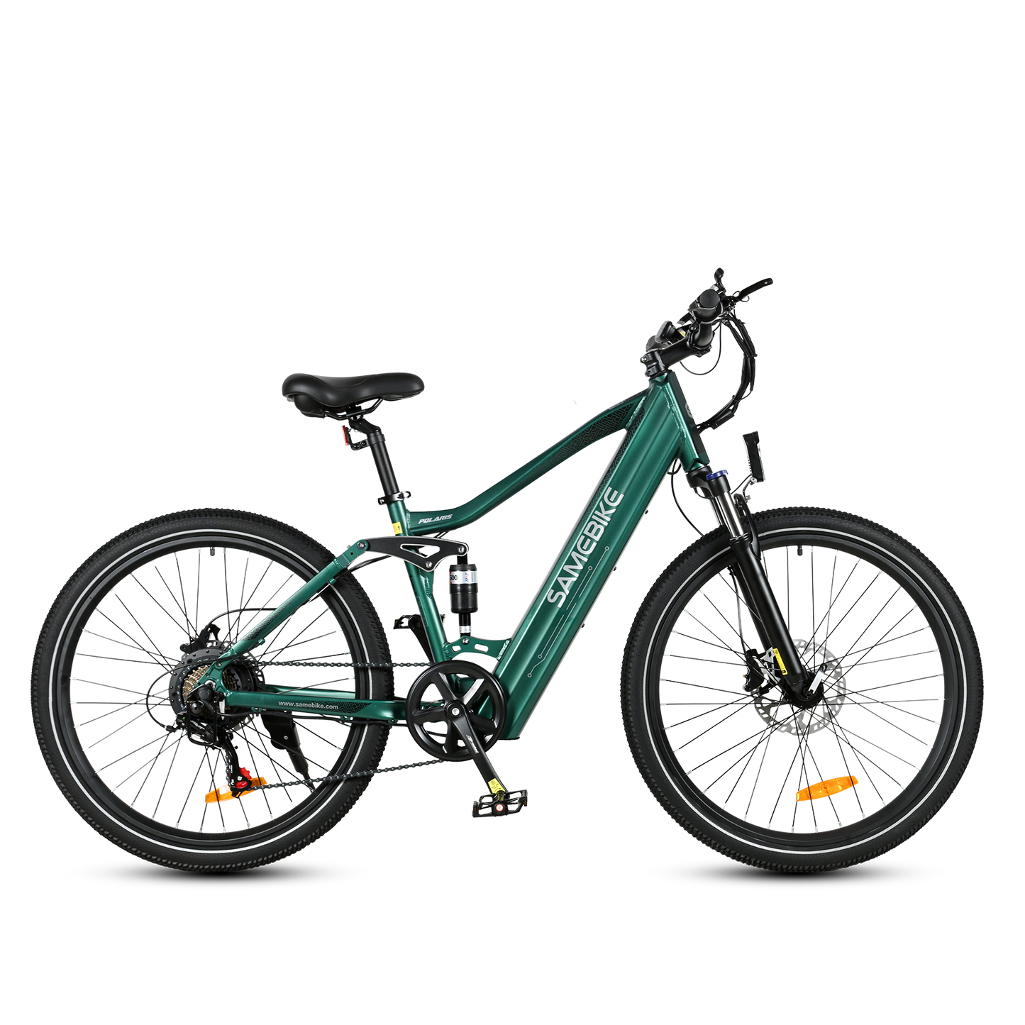 SAMEBIKE XD26-II Hybrid Electric Bike – 48V 15Ah Battery, 250W Motor, 110 km / 68 mi Range, Dual Suspension, Hydraulic Brakes