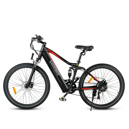 SAMEBIKE XD26-II Hybrid Electric Bike – 48V 15Ah Battery, 250W Motor, 110 km / 68 mi Range, Dual Suspension, Hydraulic Brakes
