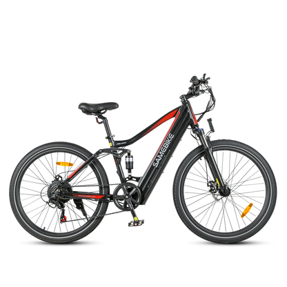 SAMEBIKE XD26-II Hybrid Electric Bike – 48V 15Ah Battery, 250W Motor, 110 km / 68 mi Range, Dual Suspension, Hydraulic Brakes