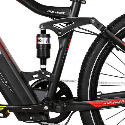 SAMEBIKE XD26-II Hybrid Electric Bike – 48V 15Ah Battery, 250W Motor, 110 km / 68 mi Range, Dual Suspension, Hydraulic Brakes