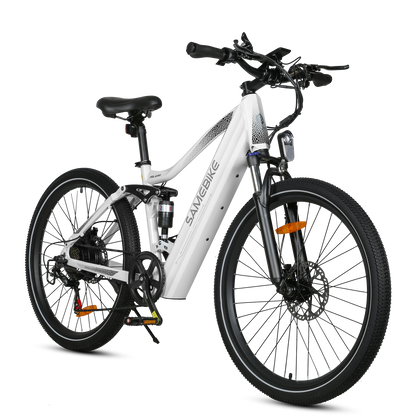 SAMEBIKE XD26-II Hybrid Electric Bike – 48V 15Ah Battery, 250W Motor, 110 km / 68 mi Range, Dual Suspension, Hydraulic Brakes