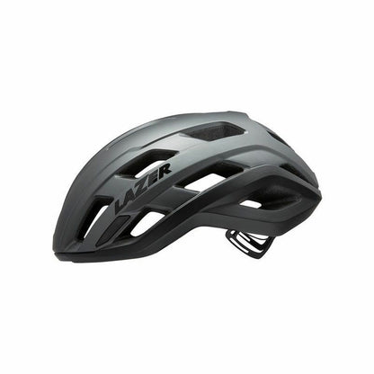 Adult's Cycling Helmet Lazer Strada Kineticore Black Grey - Rider Smarts