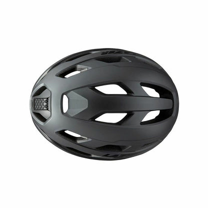 Adult's Cycling Helmet Lazer Strada Kineticore Black Grey - Rider Smarts