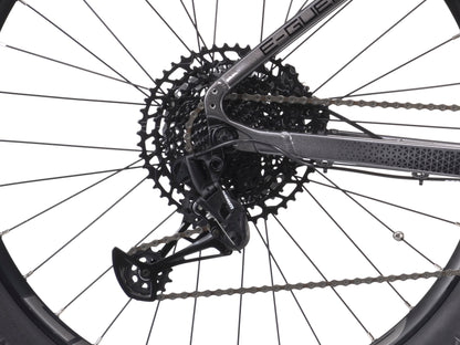 Close-up of a bicycle's gear system of Crussis e-Guera 9.10 2025 – 720Wh & 900Wh Women’s Electric Mountain Bike UK