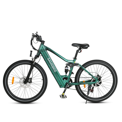 SAMEBIKE XD26-II Hybrid Electric Bike – 48V 15Ah Battery, 250W Motor, 110 km / 68 mi Range, Dual Suspension, Hydraulic Brakes