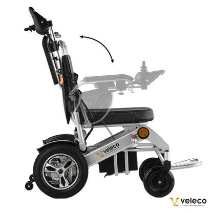 Veleco Cosmo Ultra-Light Electric Wheelchair – Folding, Joystick Control