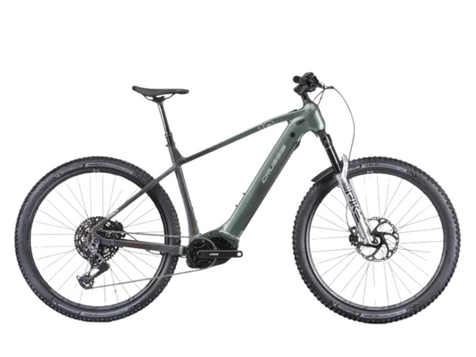Crussis e-Hard 10.10-PRO Electric Mountain Bike– 720Wh/900Wh, 95Nm Torque, RockShox Suspension.