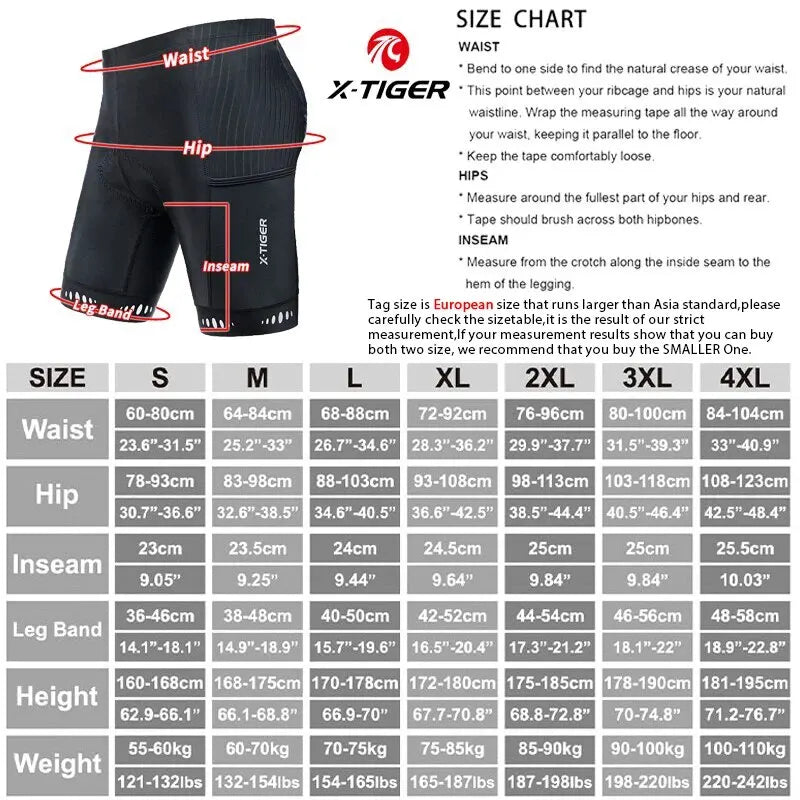 Men cycling short