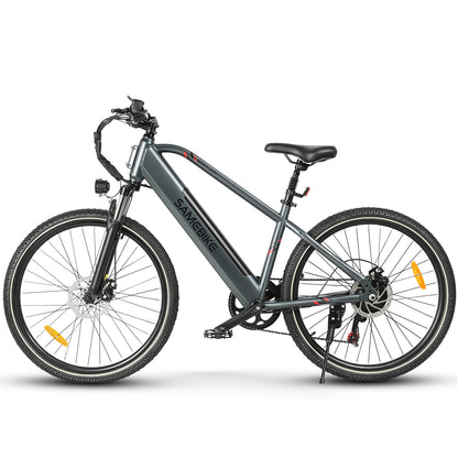 SAMEBIKE RS-A06 – 48V 12.5Ah, 350W Mid-Drive Motor, 45–60 km / 28–37 mi Range, Hydraulic Brakes, All-Terrain E-MTB